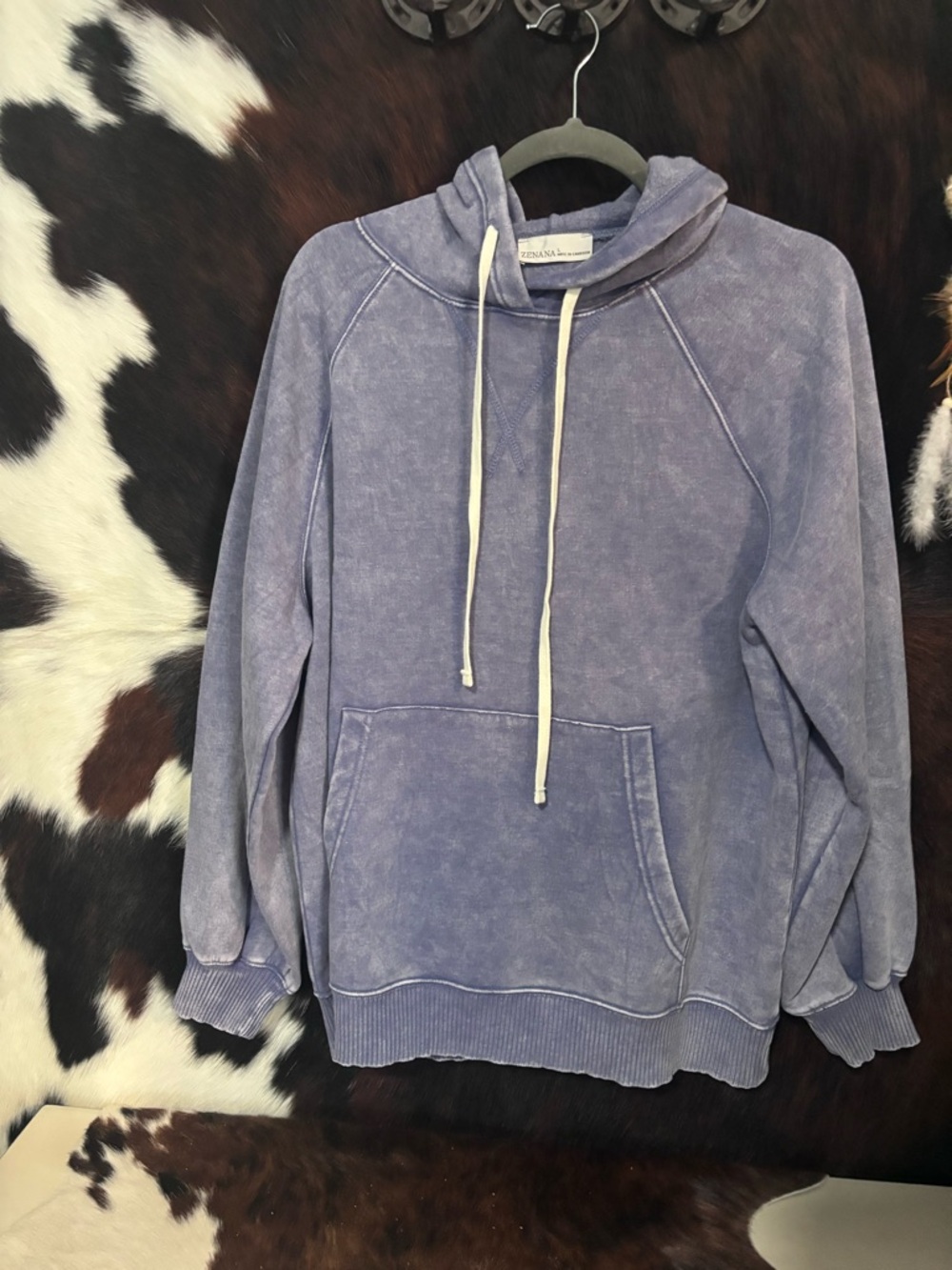 Zenana Marlin Hoodie with Front Pocket